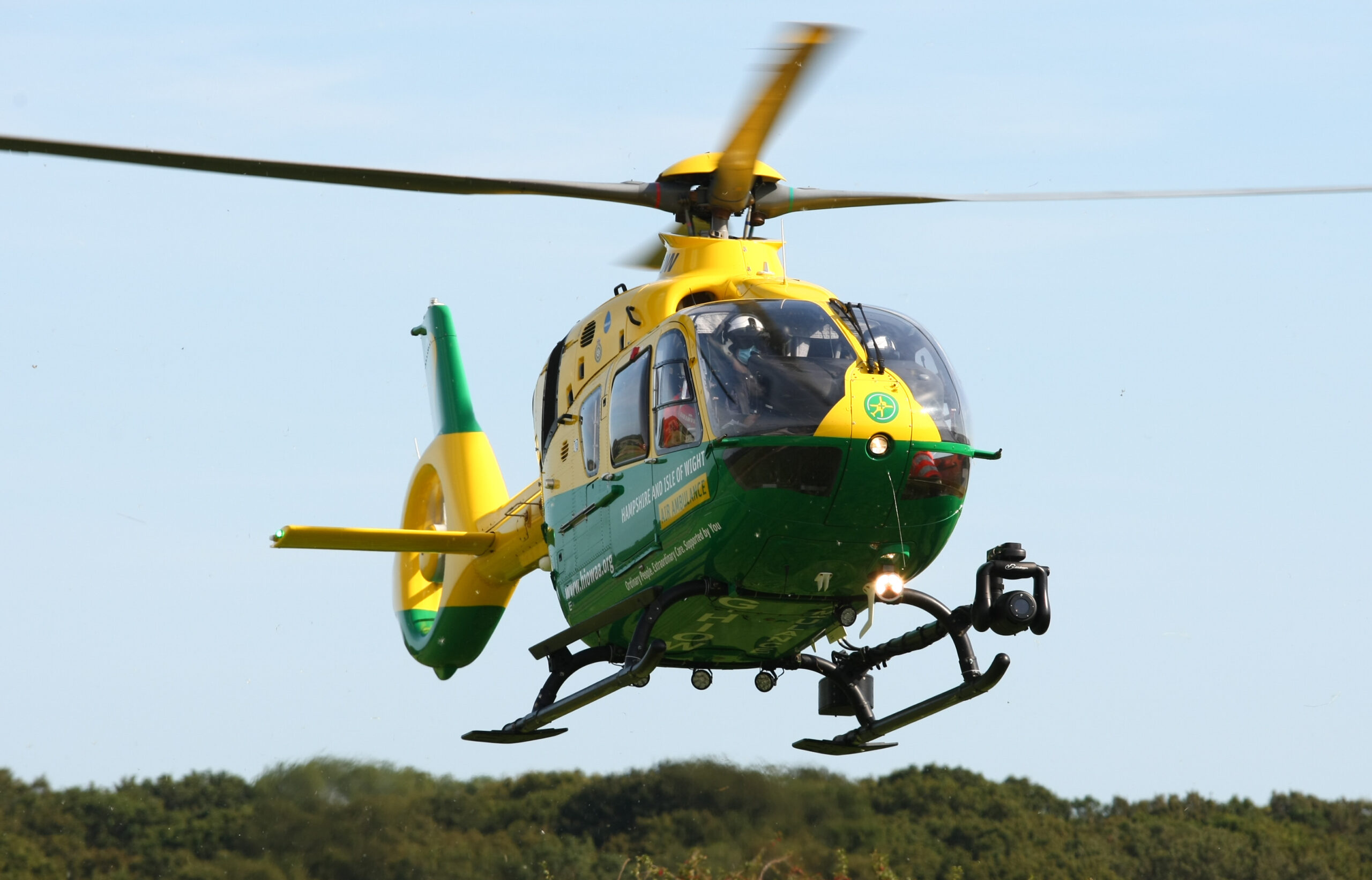 AIR AMBULANCE MEDICS SCRAMBLED TO EMERGENCY IN ASHEY