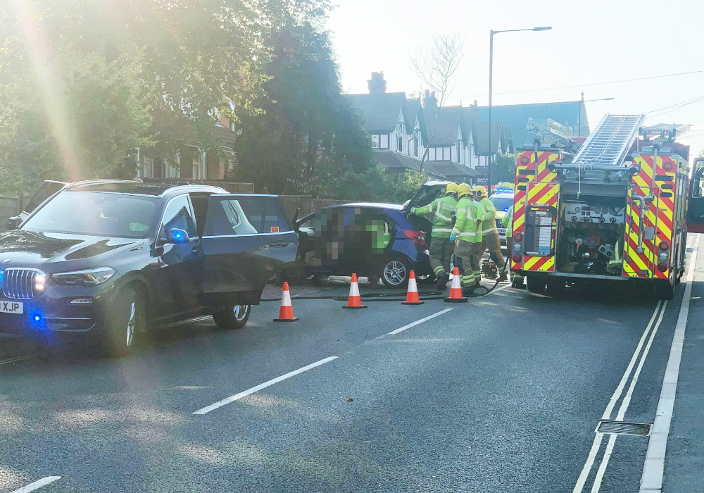 POLICE, FIRE AND AMBULANCE CREWS RESPOND TO CRASH IN FRESHWATER