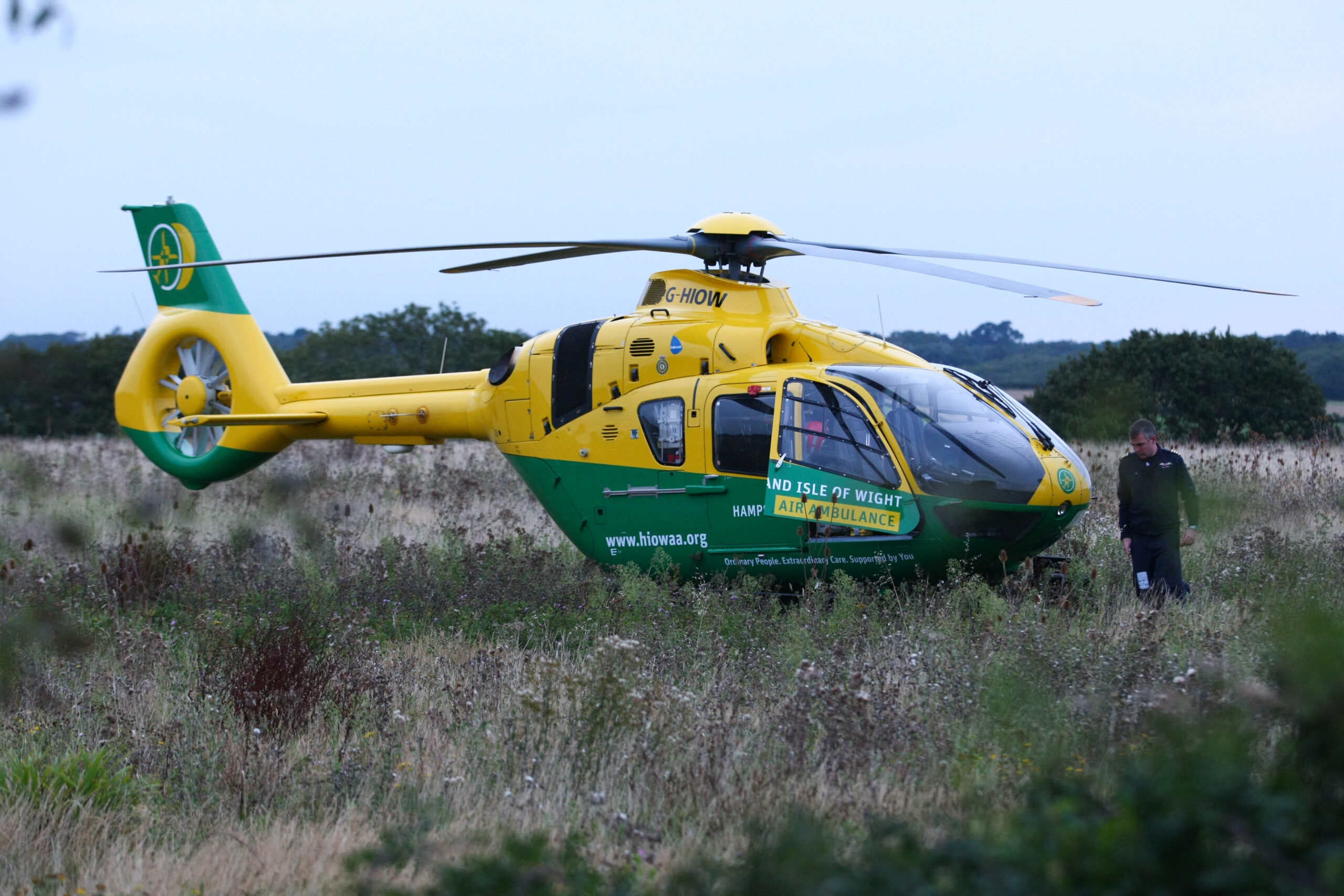 AIR AMBULANCE SCRAMBLED TO MEDICAL EMERGENCY AT RURAL PROPERTY IN WOOTTON