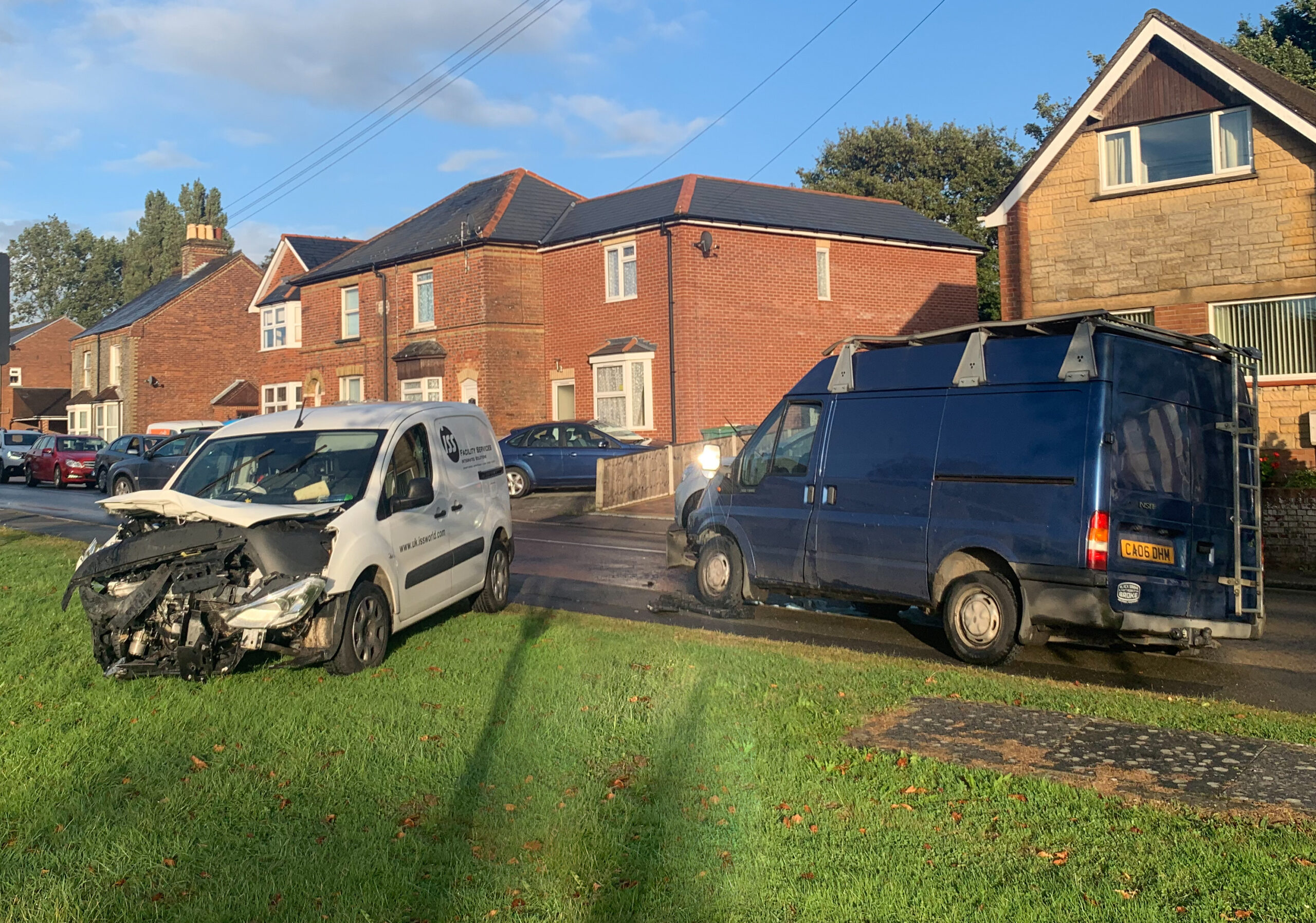 VAN COLLISION BLOCKS NEWPORT’S FAIRLEE ROAD AT RUSH HOUR