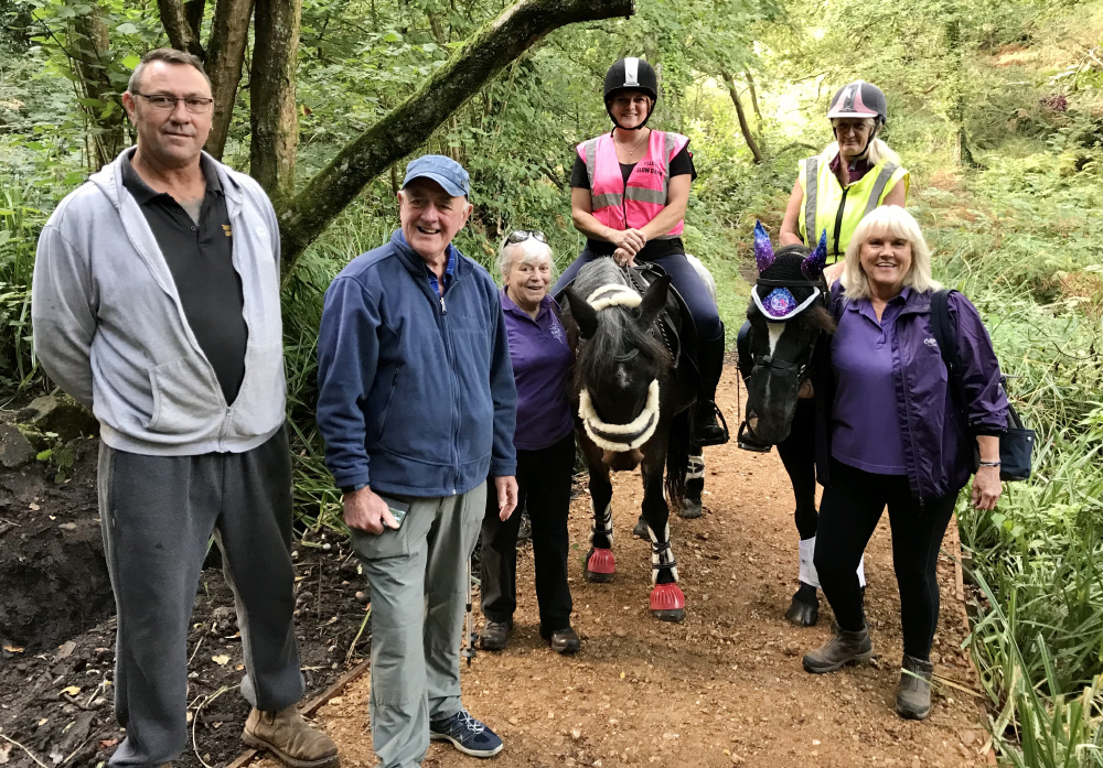MAKING AMERICA WOOD GREAT AGAIN! BRIDLEWAY RESTORATION PROJECT COMPLETED