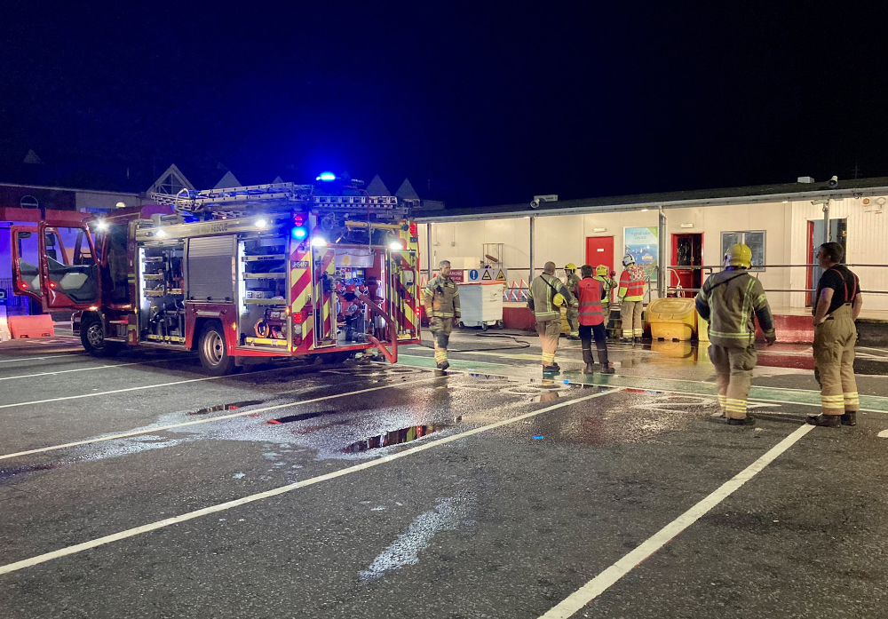 FIRE IN OFFICE TACKLED AT RED FUNNEL’S SOUTHAMPTON FERRY TERMINAL