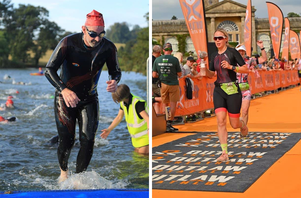 WIGHT TRI TOUGH IT OUT AT THE BOWOOD HALF IRONMAN TRIATHLON