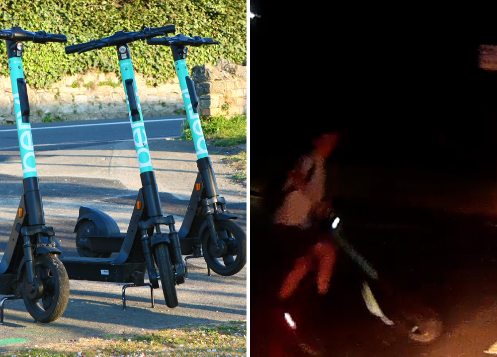 ‘HE COULD’VE DIED UNDER THE WHEELS OF MY TRUCK’ – BERYL SCOOTER NEAR MISS CAUGHT ON CAMERA