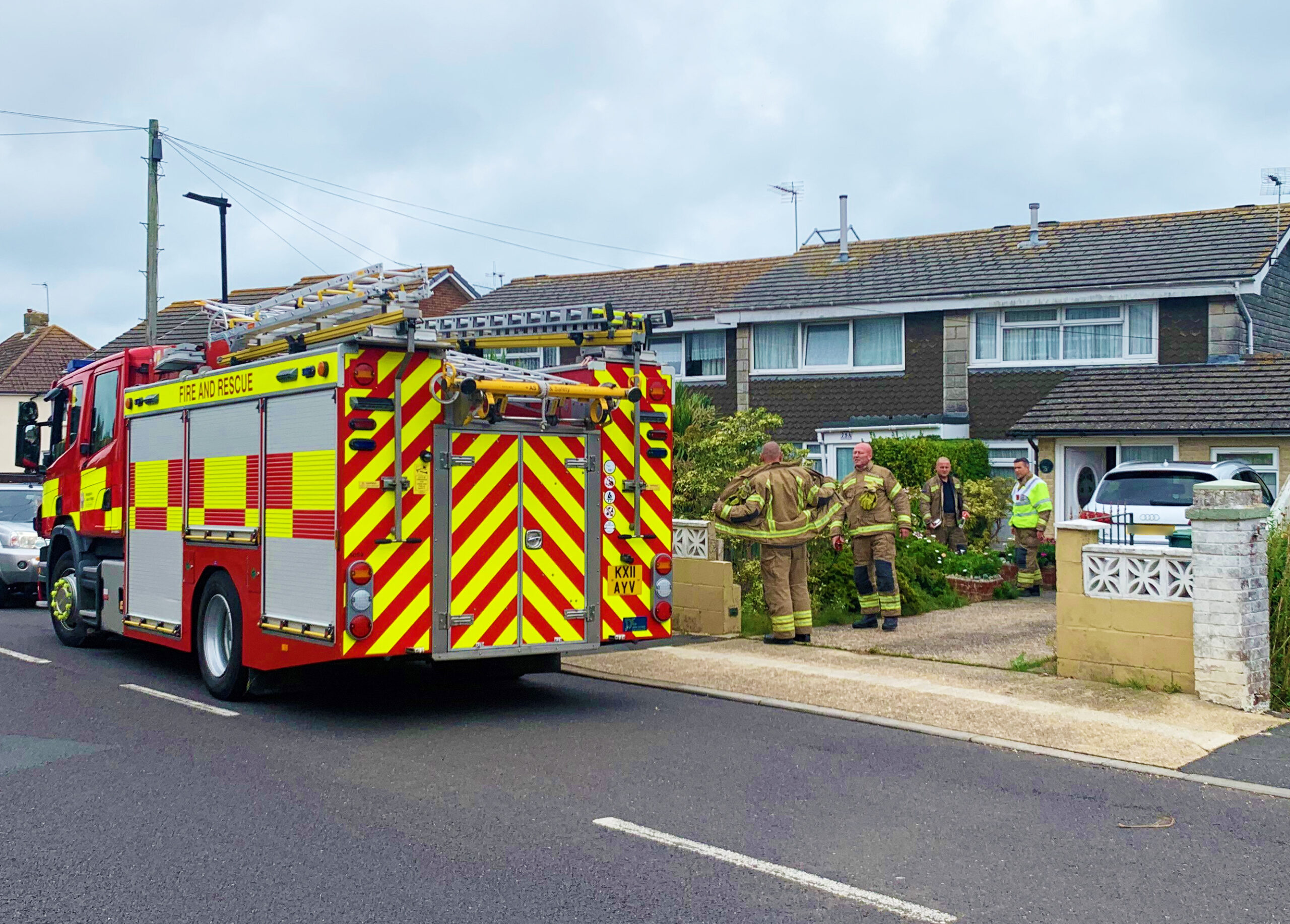 FIREFIGHTERS RESPOND TO REPORTS OF DOMESTIC FIRE IN SHANKLIN