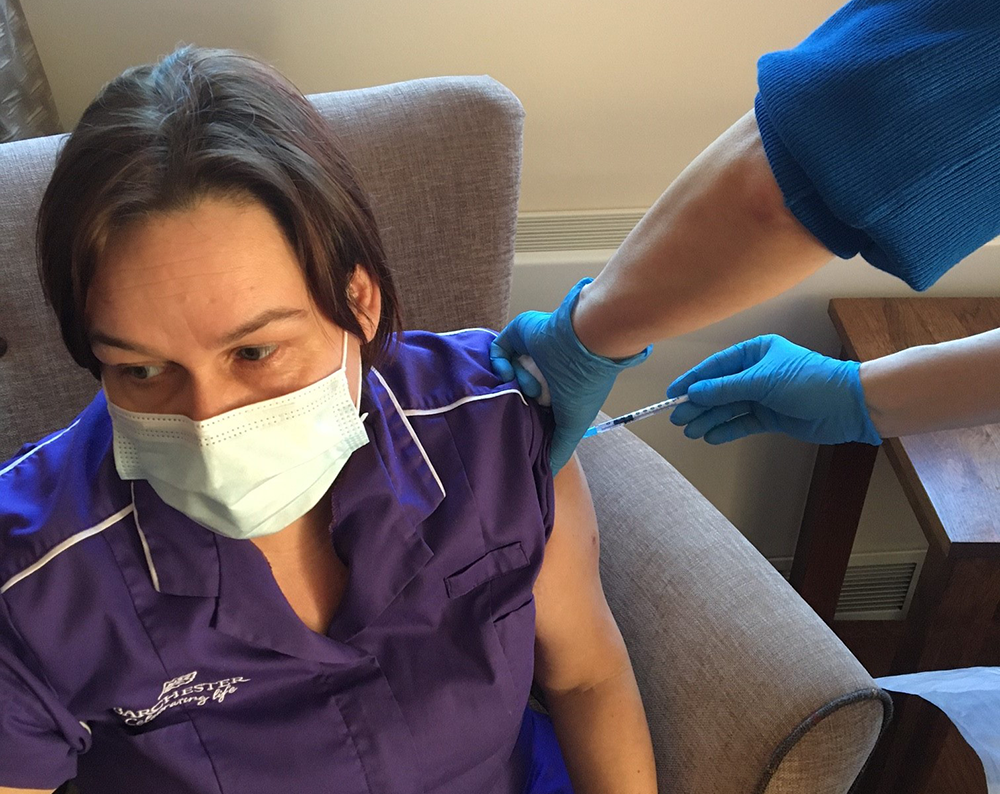 ISLAND CARE HOMES BEGIN TO RECEIVE COVID BOOSTER JABS