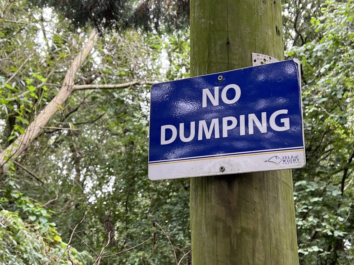 ‘ANY BIN WILL DO’ – COUNCILLORS DISCUSS FLY-TIPPING AND LITTER PROBLEMS ON THE ISLE OF WIGHT