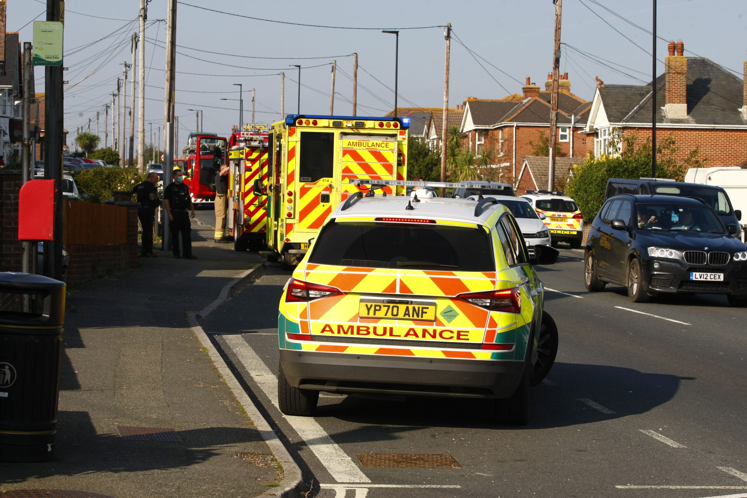 EMERGENCY CREWS CALLED TO PROPERTY FIRE ON HORSEBRIDGE HILL