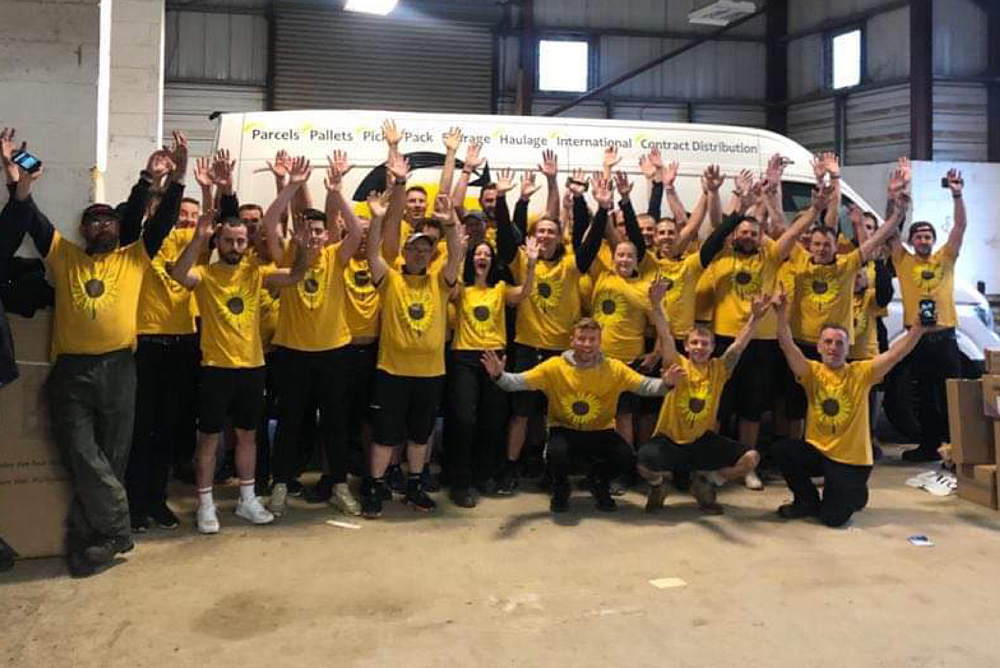 ISLE OF WIGHT DISTRIBUTION TEAM RAISE OVER £1,500 FOR MOUNTBATTEN’S GO YELLOW DAY