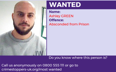 Ashley Green - Absconded From Prison