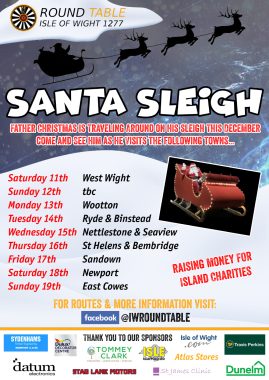 Santa Sleigh Poster 2021