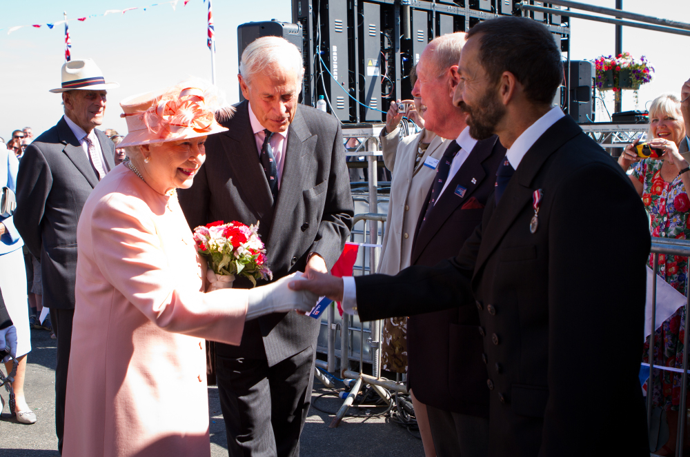 Opening Of Cowes Lifeboat Station By Her Majesty Queen Elizabeth