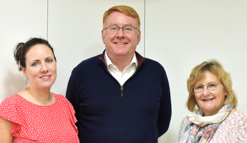 Independent Arts New Trustees Josie Pook, Graham Barnetson, Jacquie Heany, March 2022