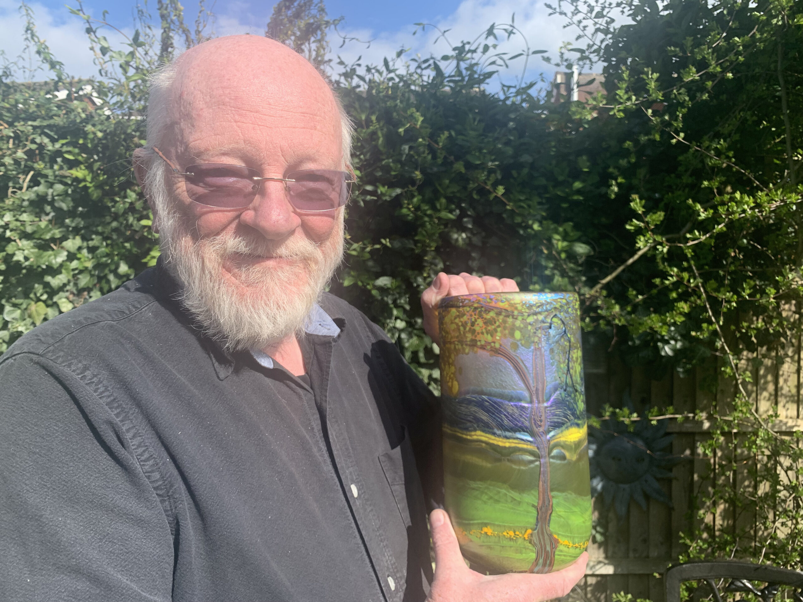 2. Richard Golding With Tree Vase