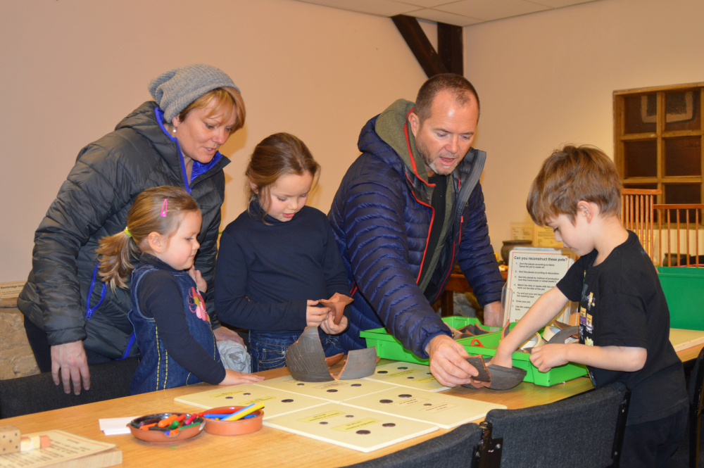 Putting Pots Back Together At Newport Roman Villa