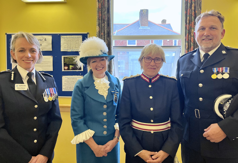 Iow Awards - Chief Constable High Sheriff Lord Lieutenant District Commander