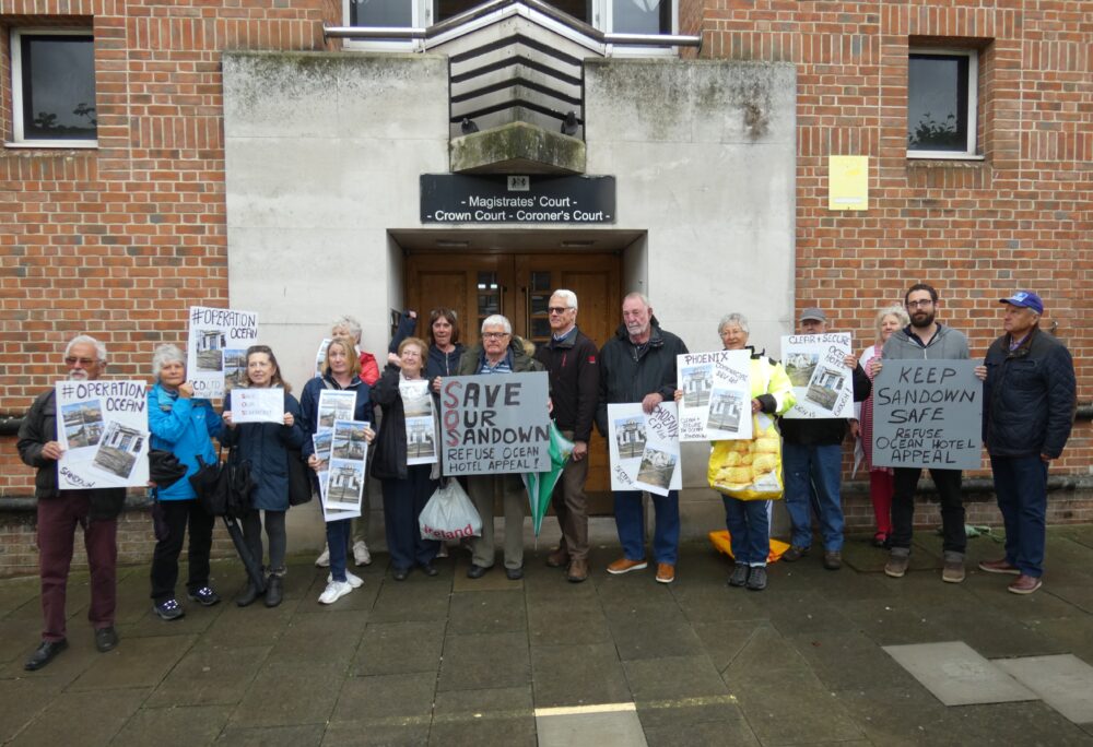 Ocean Hotel Protest