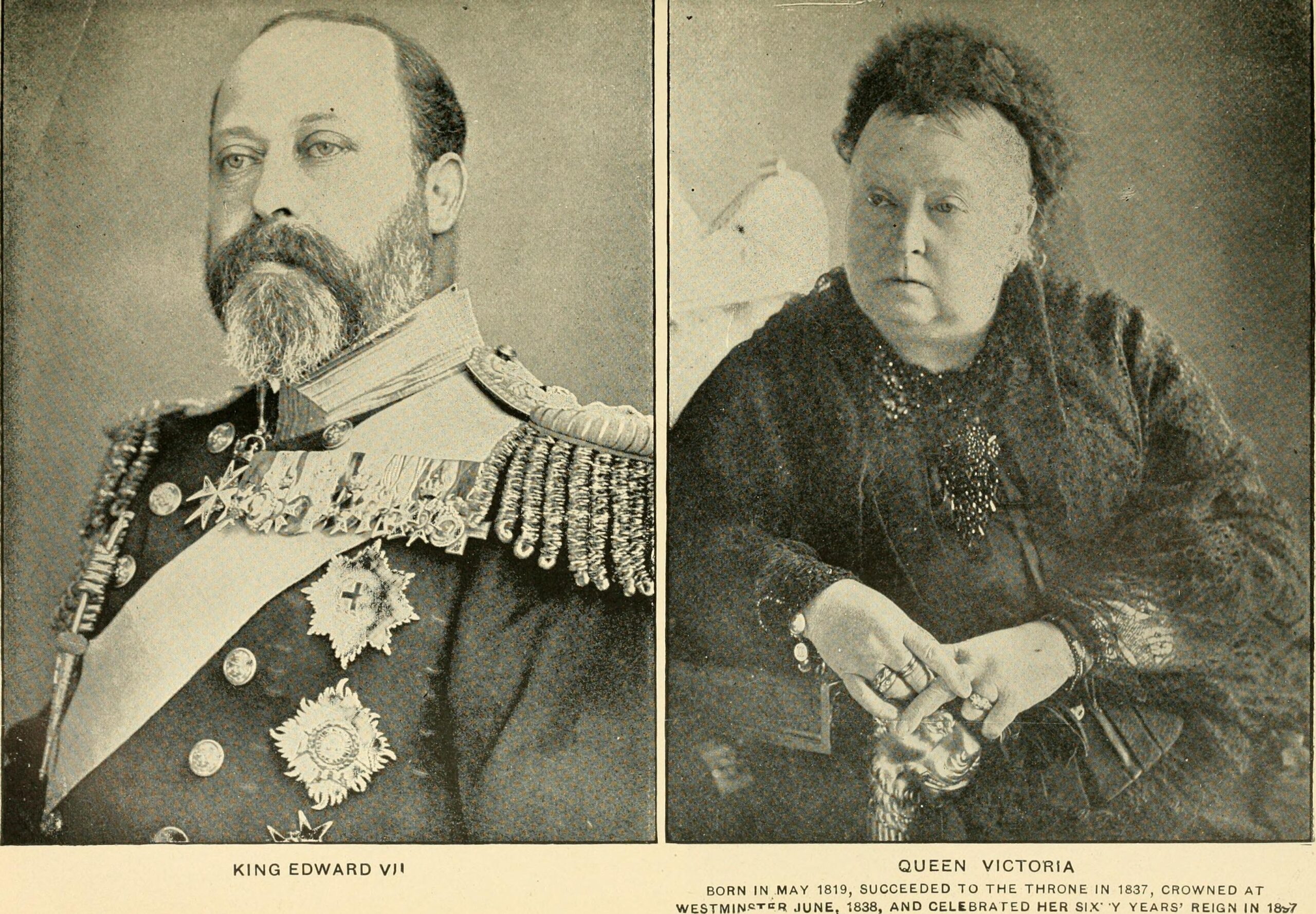 Queen Victoria King Edward