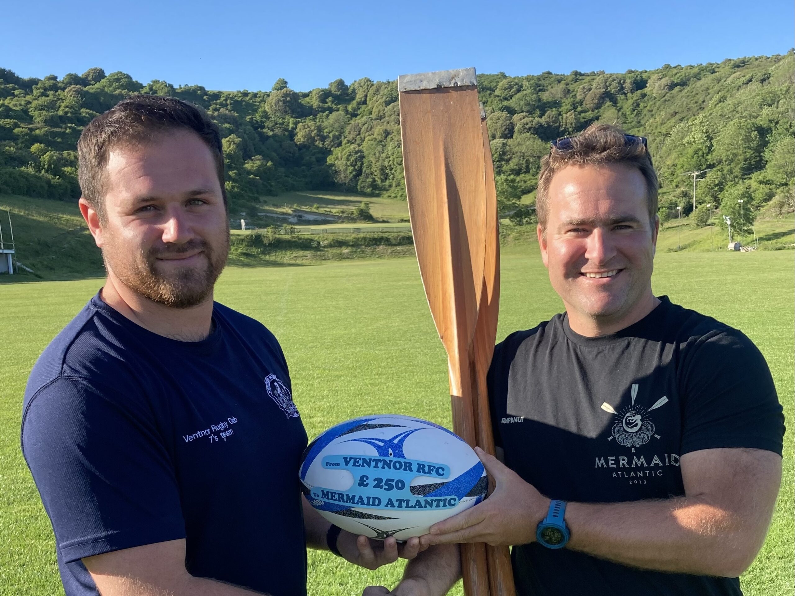 Vrfc Chaimran Ed Blake With Paul Berry From Mermaid Atlantic
