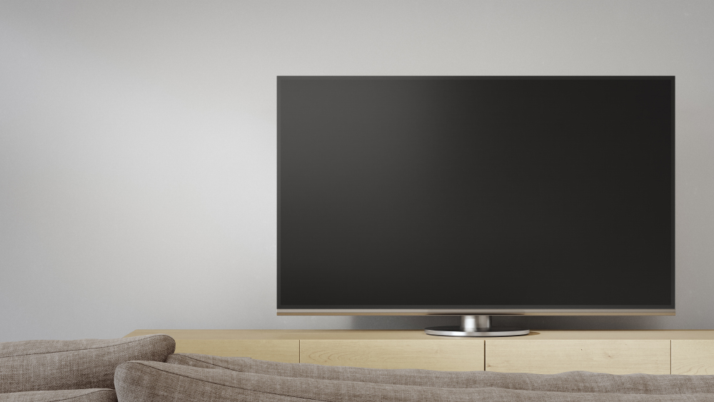 Tv-stand-near-white-wall-bright-living-room-sofa-against-television-modern-house
