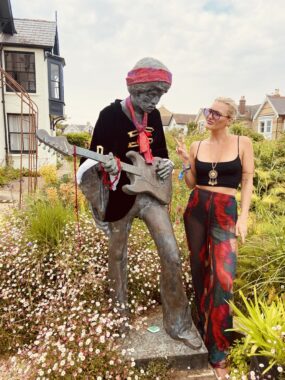 Dimbola And Jimi Hendrix