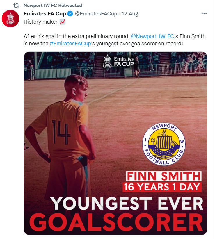 Fa Cup Tweet