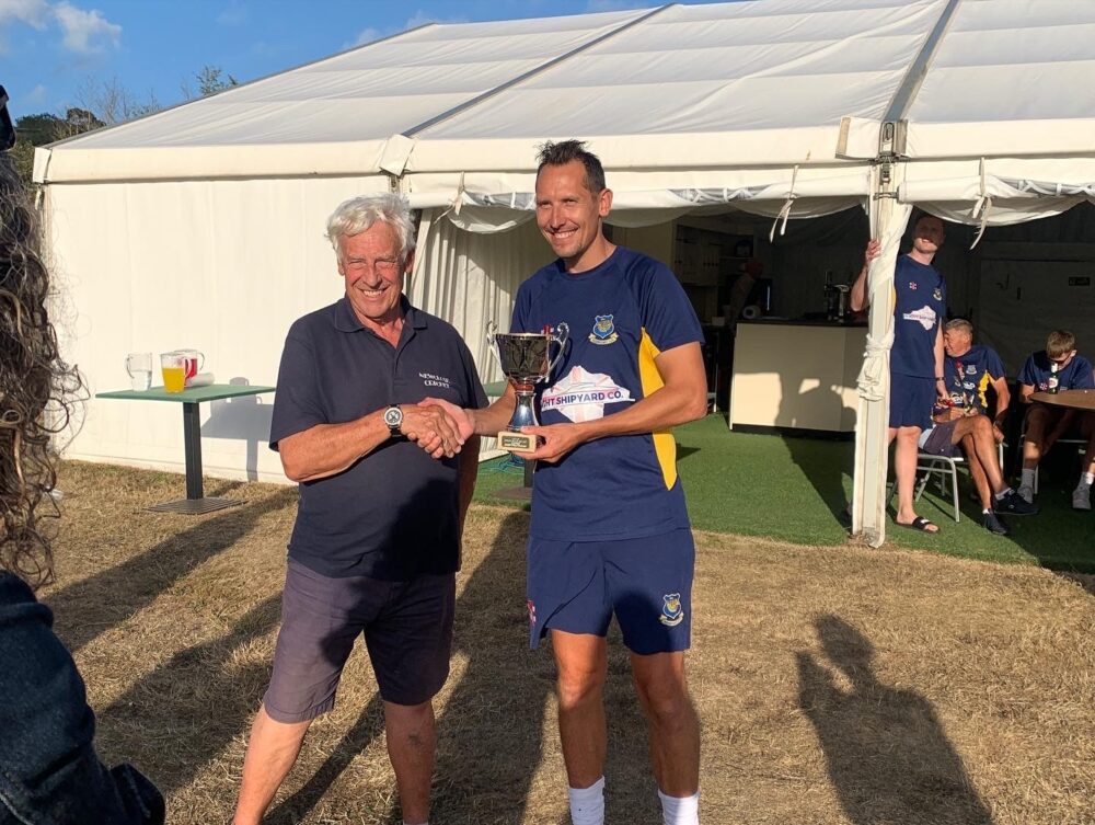 Gareth Bricknell With Trophy