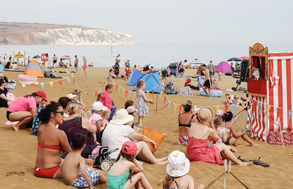 Punch And Judy On Sandown Beach
