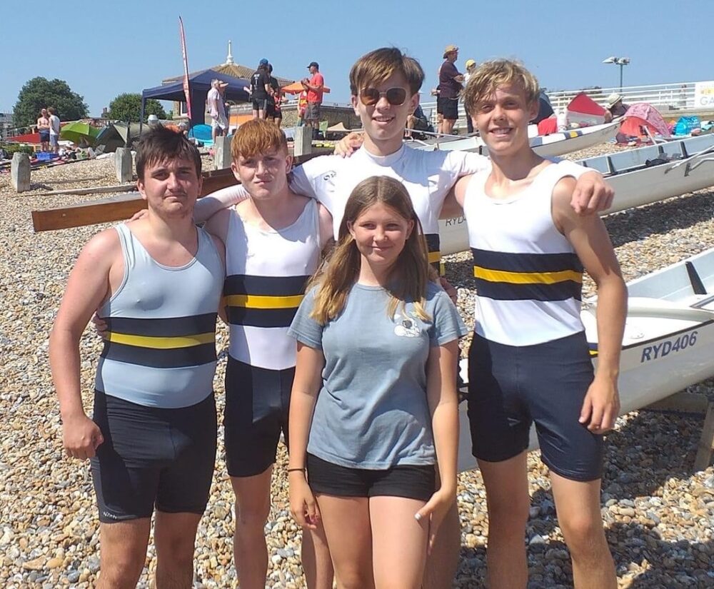 Ryde Boys J16 Coxed Quad.