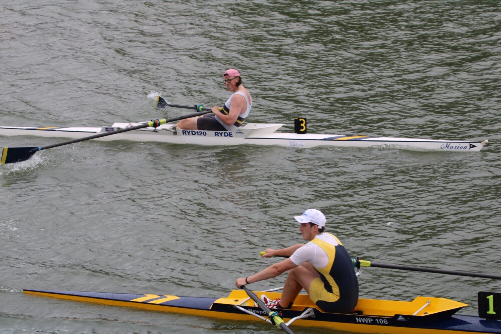 Toby Paddy Finish Line Heat