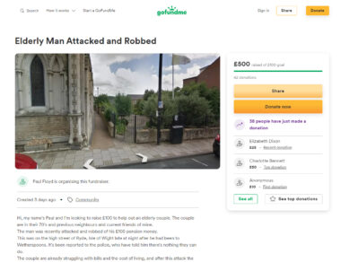Elderlymanrobbedgofundme