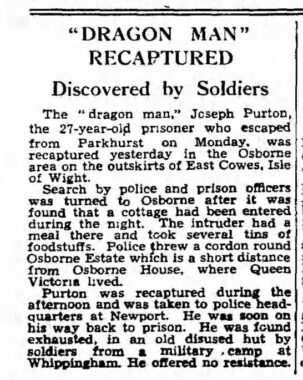Joseph Purton Newspaper