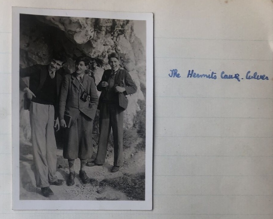 Hermit's Cave Culver 1930s Bembridge School Children