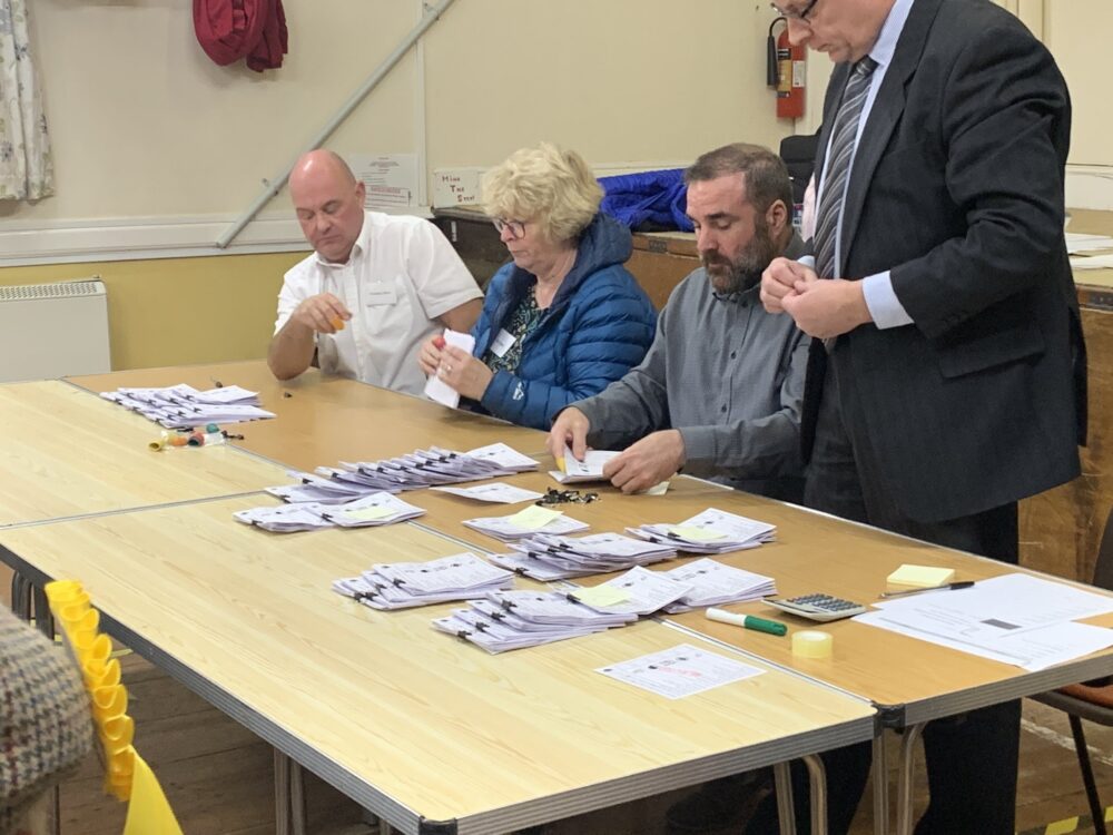 Brighstone By-election Votes Counting
