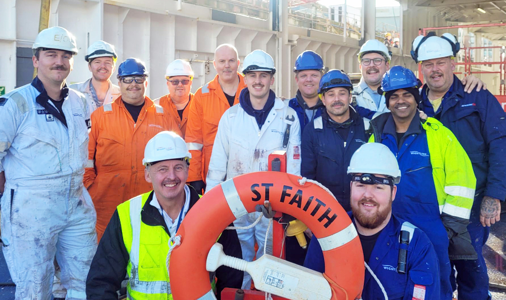 Wightlink Seafarers Support Movember
