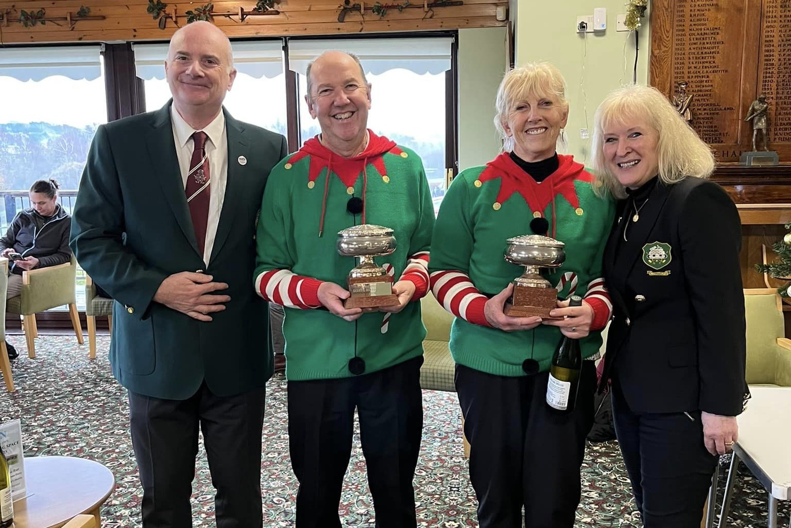 Christmas Mixed Foursomes Winners