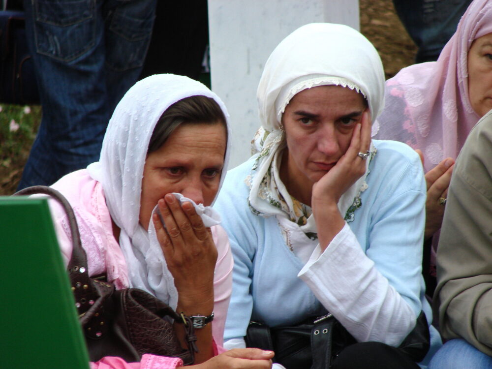 Srebrenica Massacre - Reinterment And Memorial Ceremony - July 2007 - Women Mourners 3