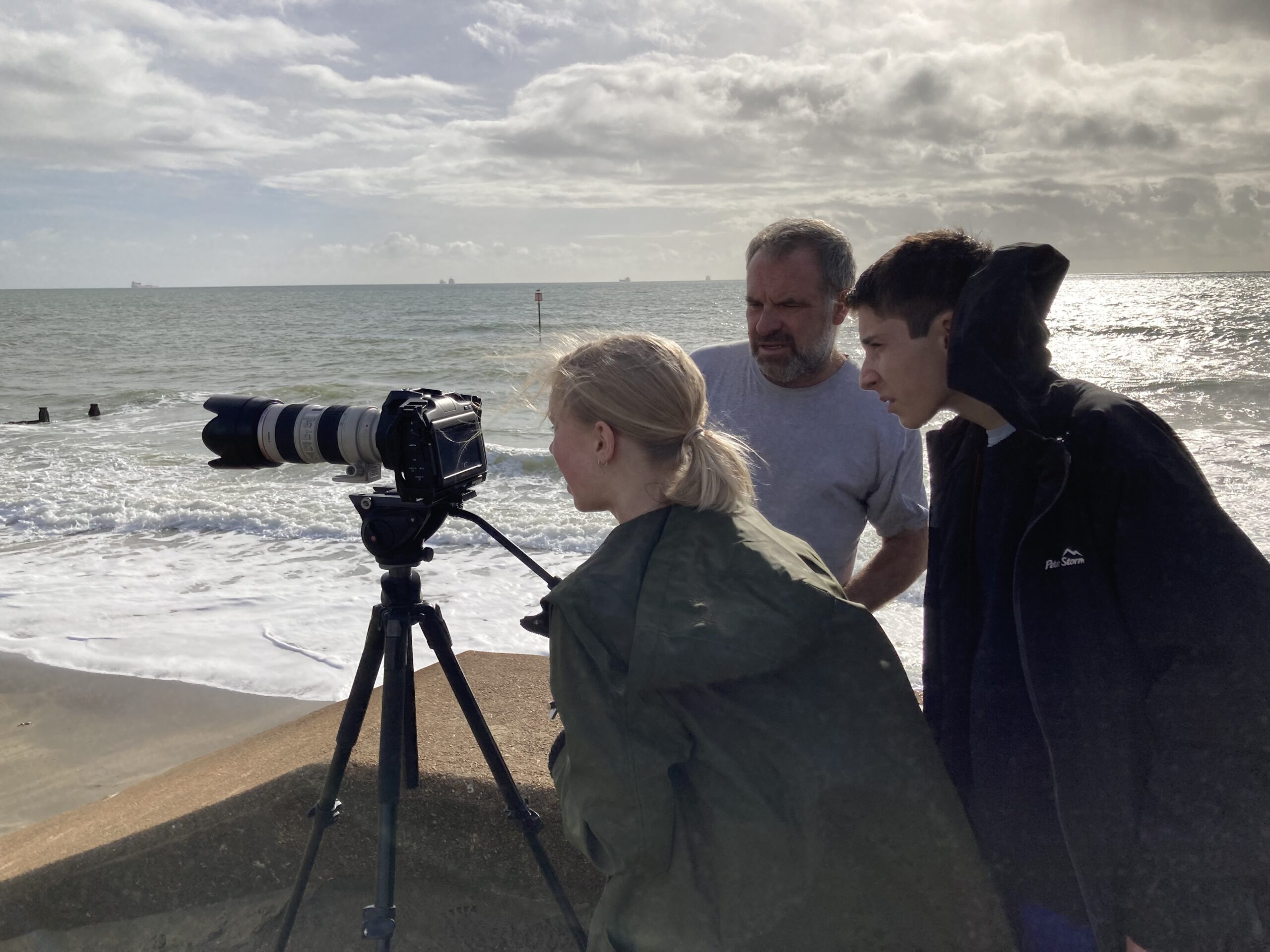 Sandown And Lake Youth Forum Filming With Bruce Webb