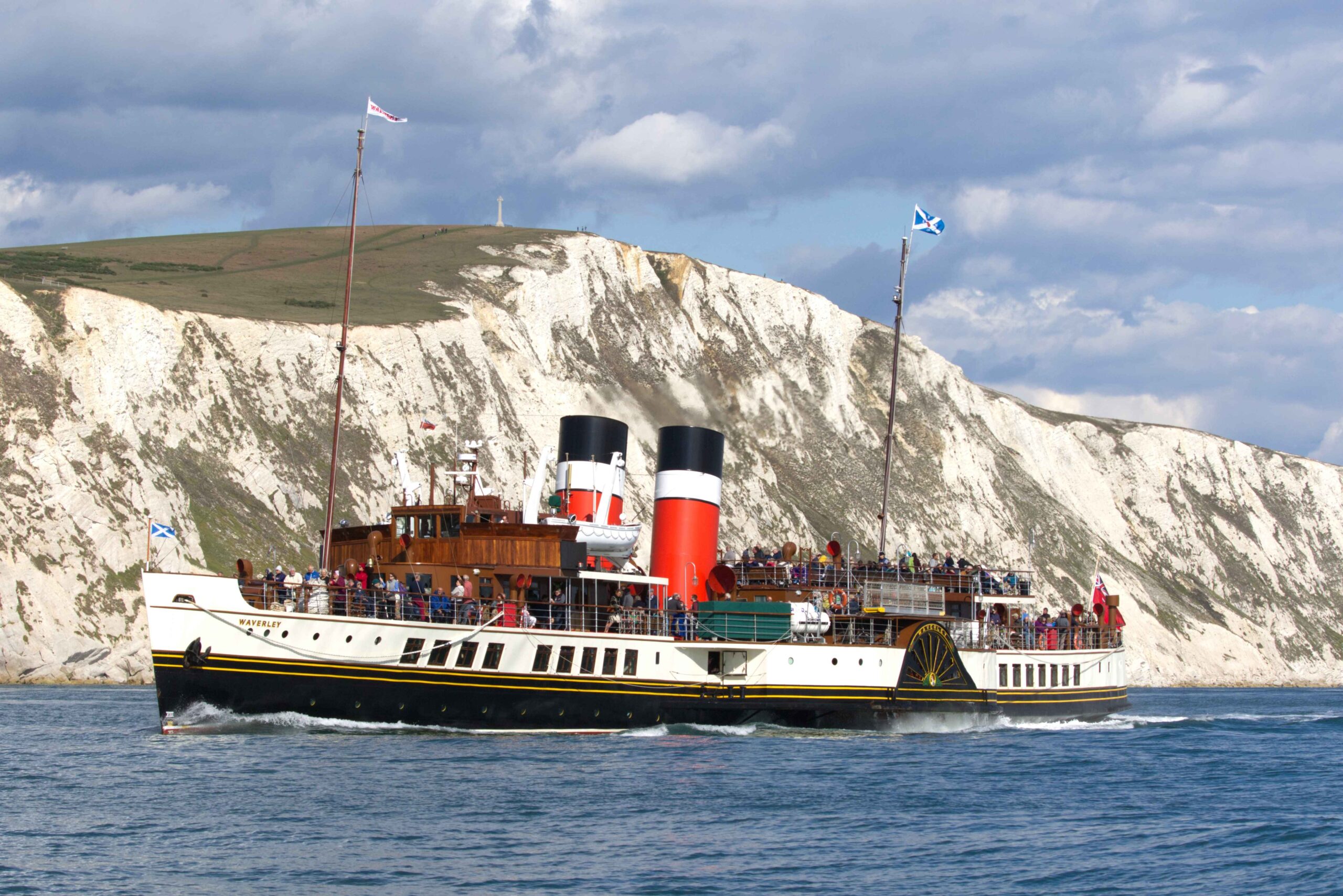 Waverley Cruising Round The Isle Of Wight During Her Popular 2022 Visit