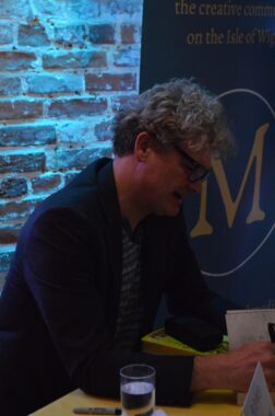 Simon Farnaby Signing By Makenzi Holder And Taylor Knight