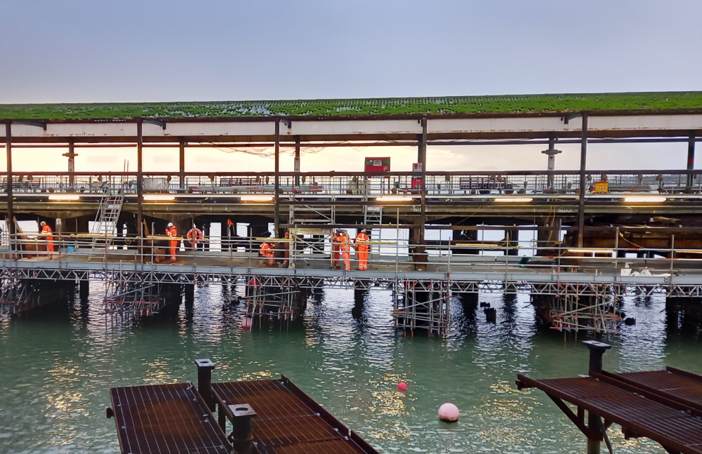 Working On Ryde Pier