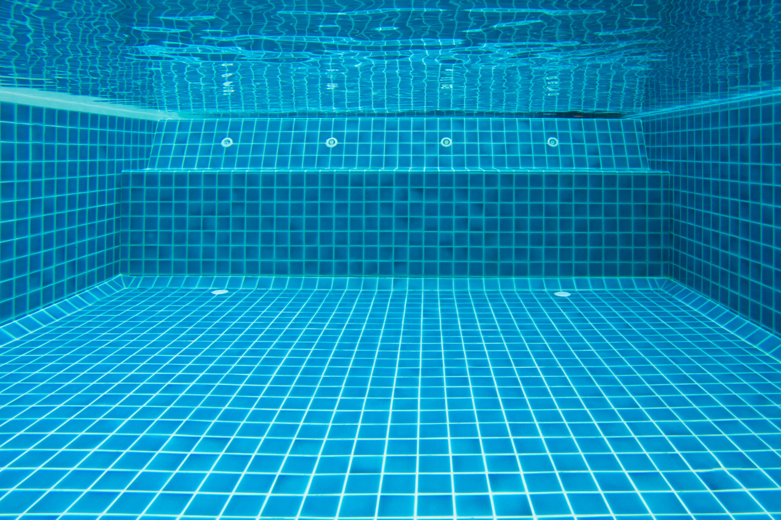 Underwater Shot Of The Swimming Pool.