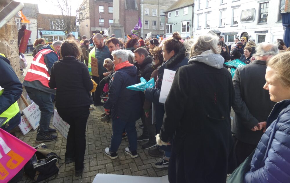 Teachers' Strike (crowd)