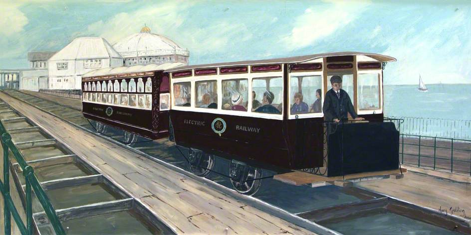 Golding, Mary, B.1940; Ryde Pier Tram, C.1920