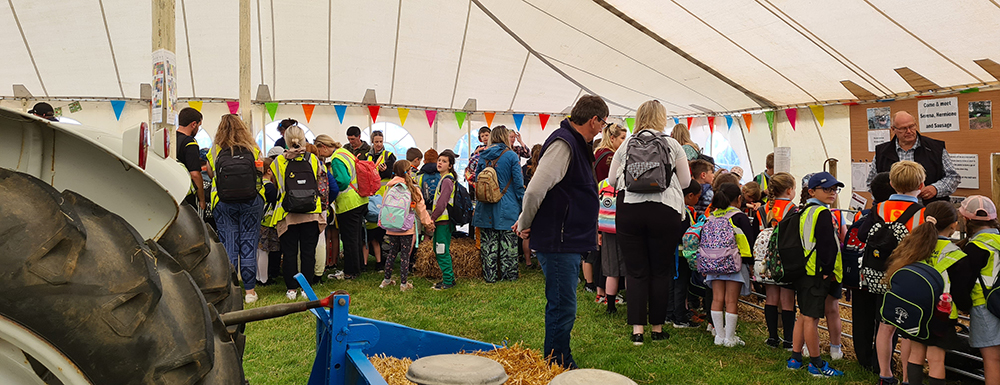 Schoolchildren Getting Hands On At The Education Day