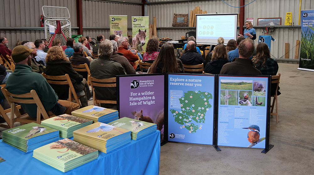 Debbie Tann Speaking At Rewilding Talk (c) Hiwwt