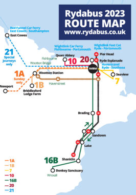 Rydabus Route Map 2023 Final