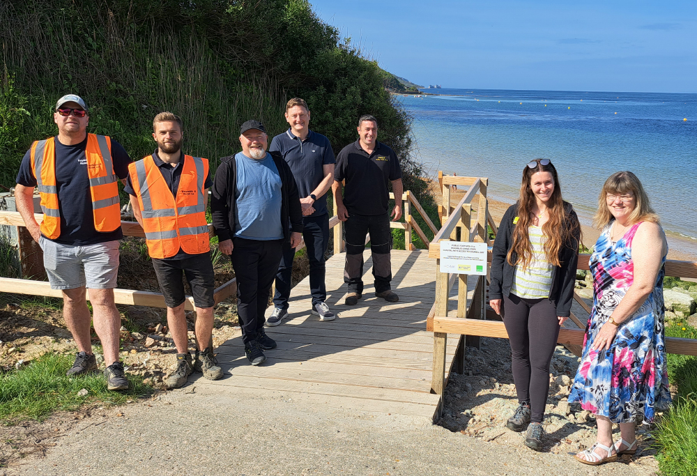 New Steps At Brambles Chine
