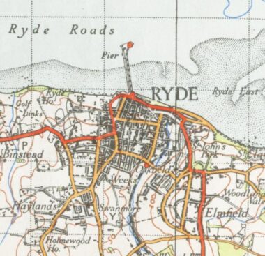 Ryde Map 1945