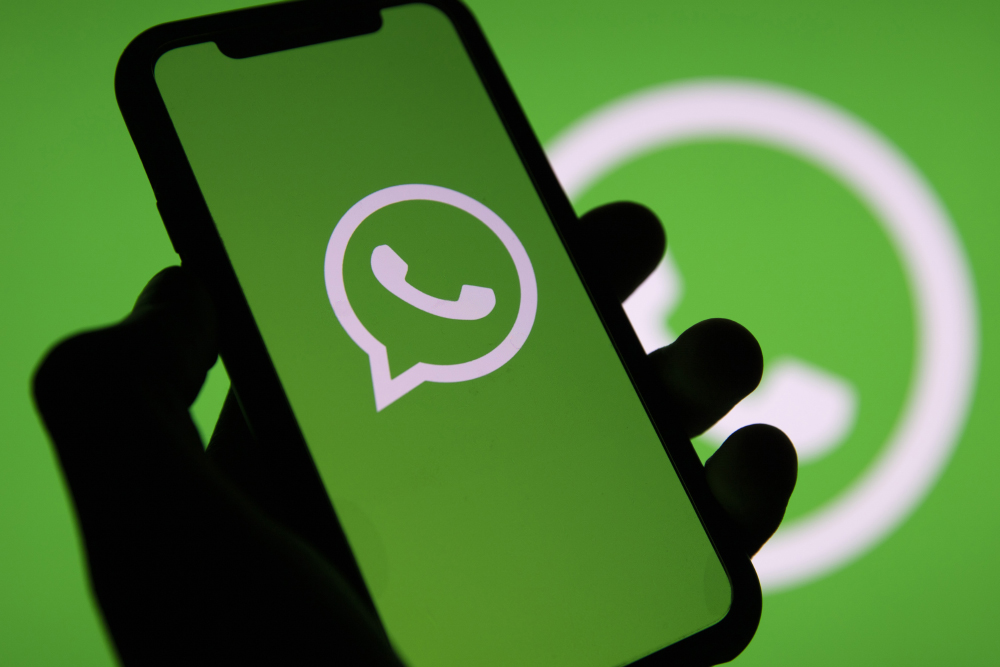 London, Uk - March 2021: Whatsapp Online Messaging Service Logo